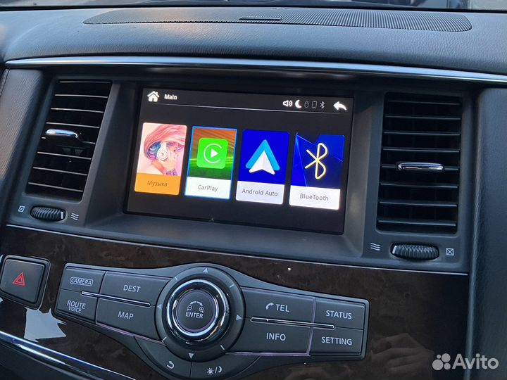 CarPlay Android Auto Nissan Infiniti 08IT 2010+