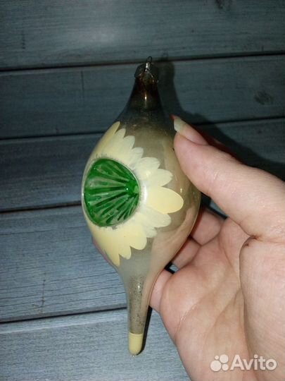 Ёлочная игрушка Сосулька прожектор СССР