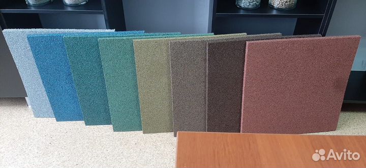 Резиновая плитка 1000х1000 ГОСТ горячее прессовани