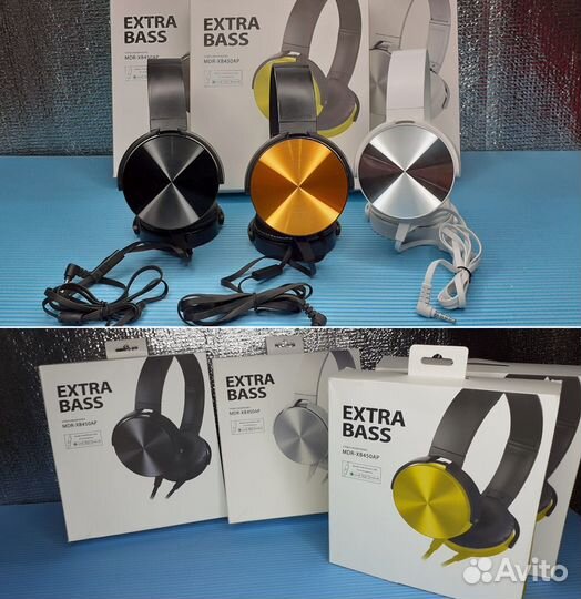 Проводные наушники Extra Bass Vinyl records