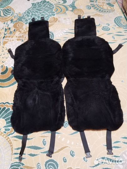 Комплект автомобильных меховых накидок