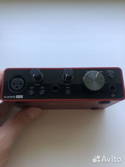 Звуковая карта focusrite scarlett solo 3rd gen