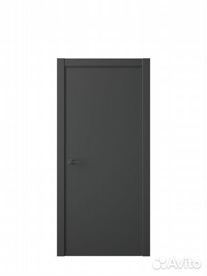 Дверь межкомнатная с чёрной кромкой IN9
