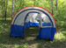 Палатка 4-х местная с тамбуром шатром