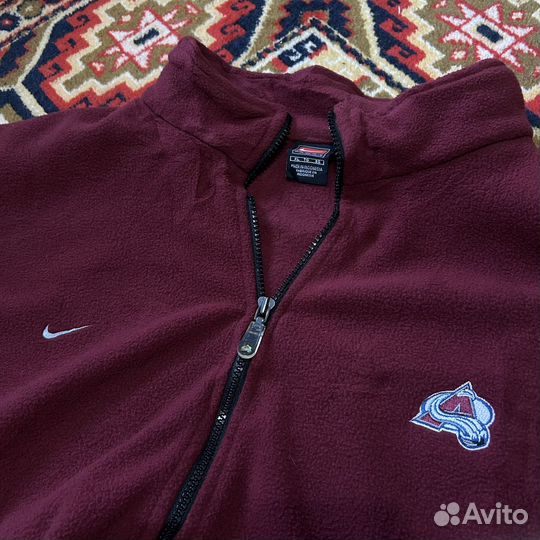 Винтажный флисовый жилет nike team