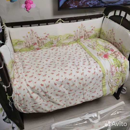 Бортики в детскую кроватку