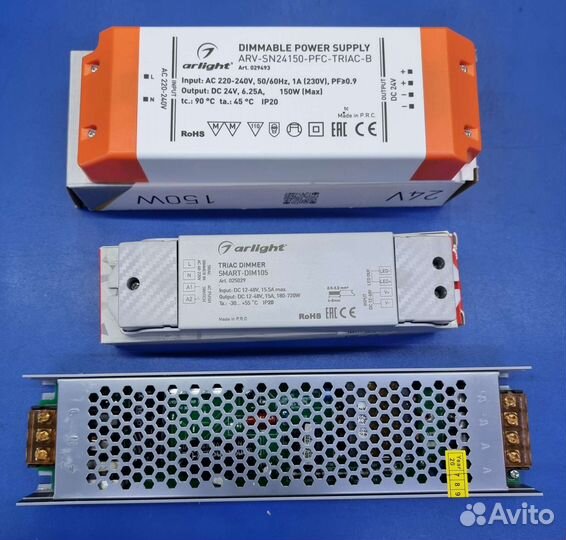 Блоки питания Arlight 24В + диммер