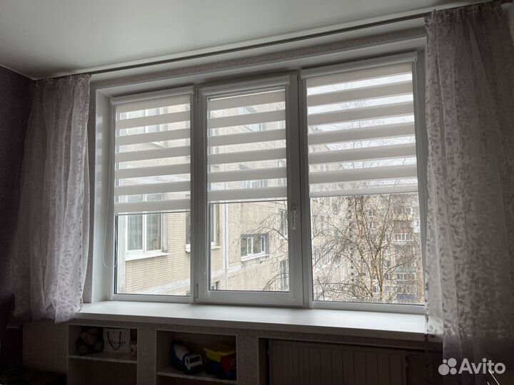 Рулонные шторы Зебра