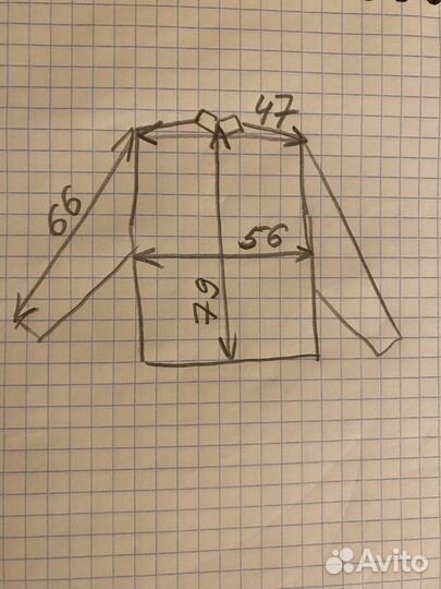 Рубашка мужская H&M, p-p M