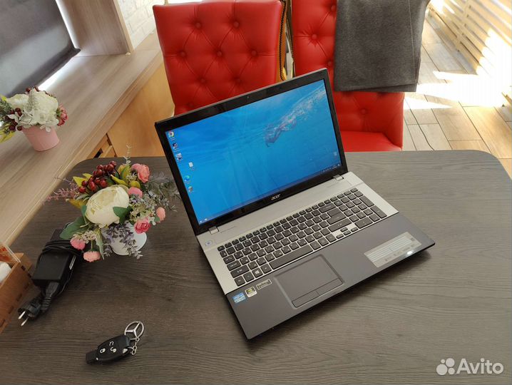Мощнейший ноутбук Acer 17.3 SSD+HDD/2 видеокарты
