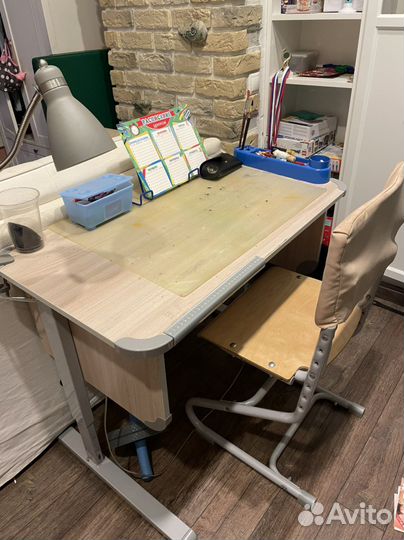 Растущая парта и стул дэми