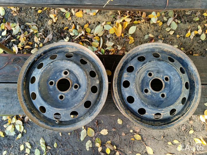 Штампованные диски r13 на Киа пиканто