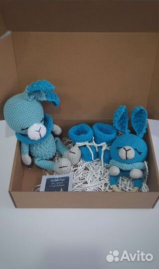 Подарочные наборы: грызунок,погремушка, тактильная