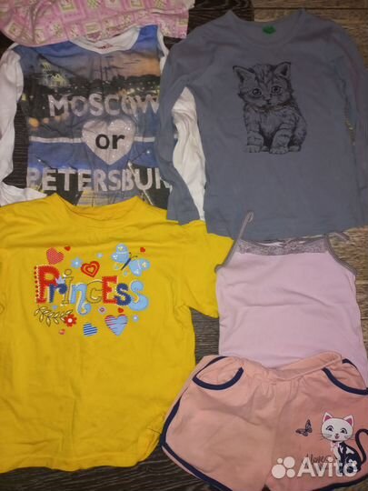 Пакет вещей на девочку на 4-6 лет