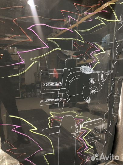 Доска офисная стеклянная магнитная