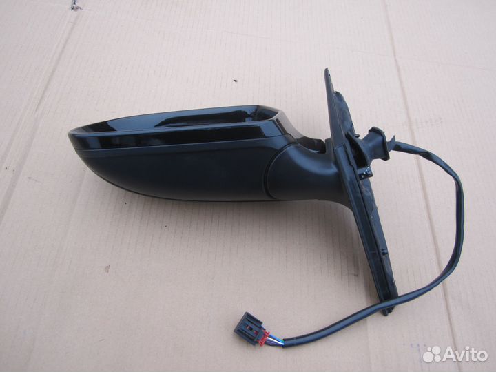 Зеркало левое 8 конт Аналог Audi A4 B8 07-12 дорес