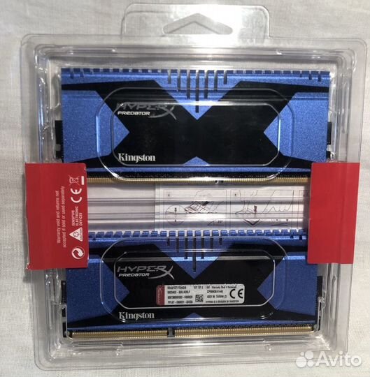 На гарантии HyperX Predator DDR3 hx321c11t2k2/8