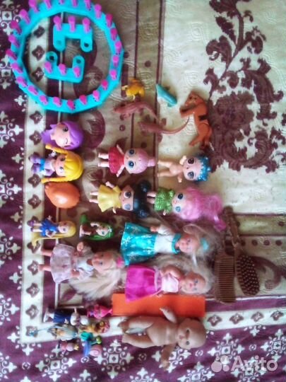 Кукла лол и фигурки из м/ф Свинка пеппа Trolls