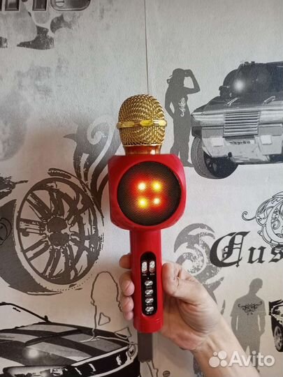 Блютуз колонка микрофон