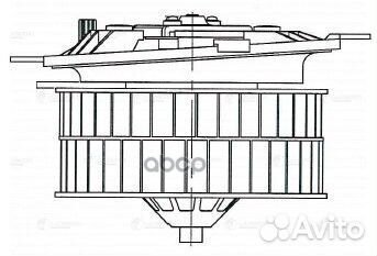 Э/вентилятор отоп. для а/м Mercedes-Benz E (W210)