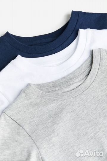 Футболки базовые мальчик h&m 110 122