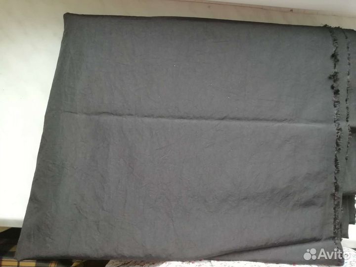 Ткань черная плащевая