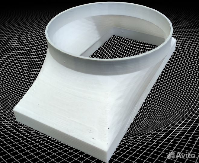 Фланец под асик S19 L7 под 150 воздуховод