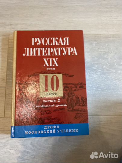 Русская литература 19 века 10 класс