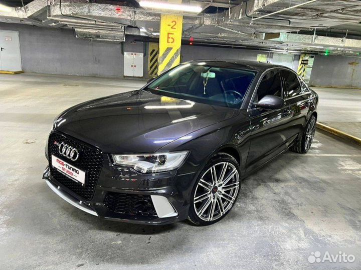 Передний бампер стиль RS6 Audi A6 C7 11-14 Ауди А6