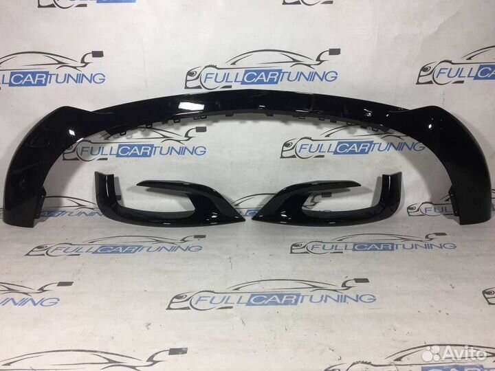 Губа переднего бампера Mercedes w222 AMG Brabus