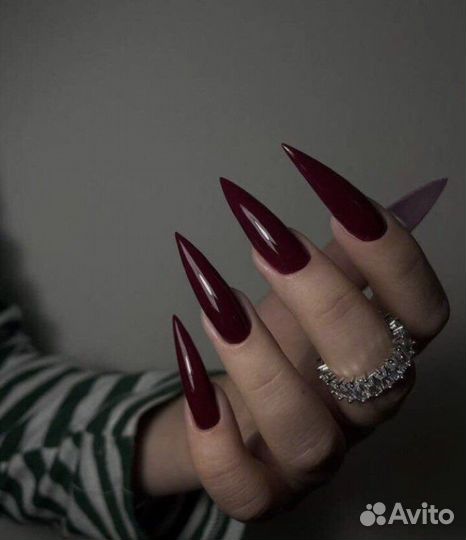 Маникюр наращивание ногтей