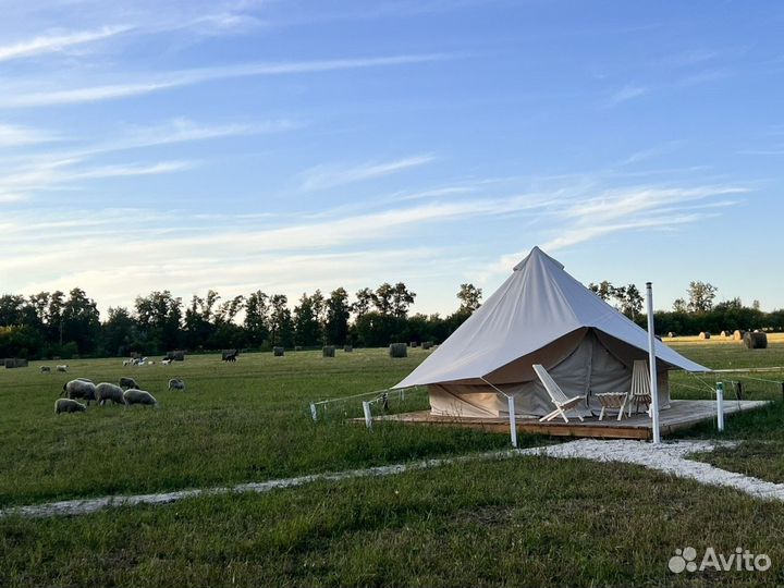 Аренда палатки на ферме Пара Альпак у озера