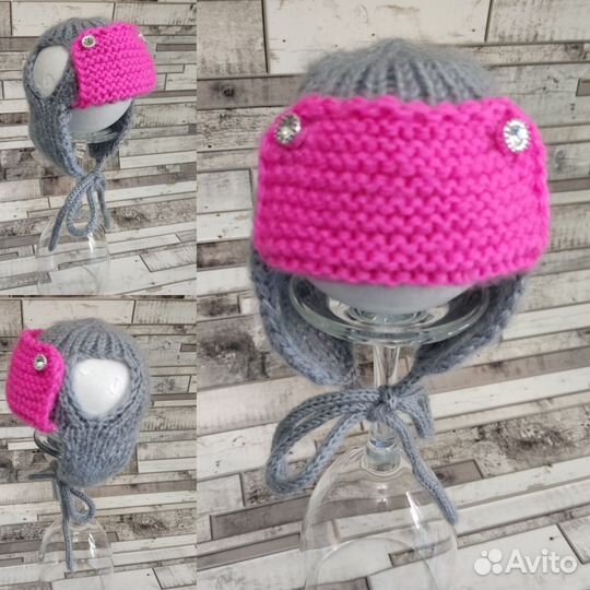 Шапка ушанка для собак мелких пород