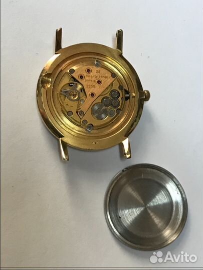 Часы Луч СССР Позолота