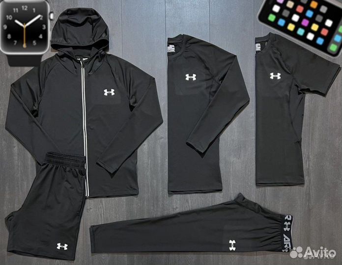 Рашгард мужской комплект 5 в 1 армор