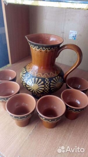 Кувшин с чашками СССР