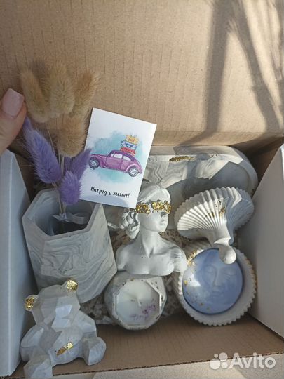 Подарочный набор Свеча Мыло Гипсовый декор