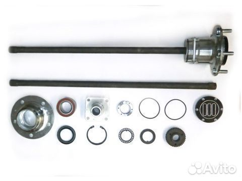 Разгруженные полуоси нива (24 шл., 750 мм) Без ABS