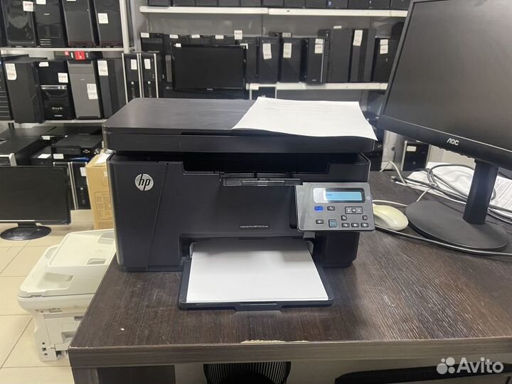 Топовое мфу HP LJ Pro MFP M125rnw с wifi