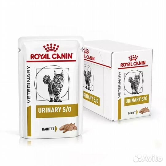 Royal Canin Urinary S/O, для лечения мкб кошек