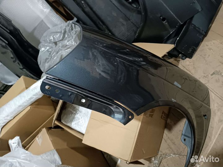 Крыло приора левое цвет серый (Борнео) 633