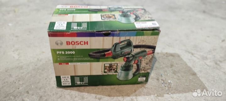 Краскопульт bosch pfs 2000
