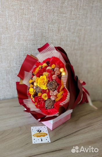 Съедобный букет для учителя