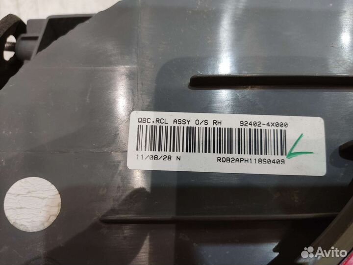 Задний правый фонарь внешний Kia Rio 3