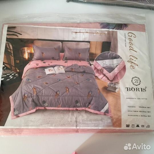 Постельное белье с одеялом новое