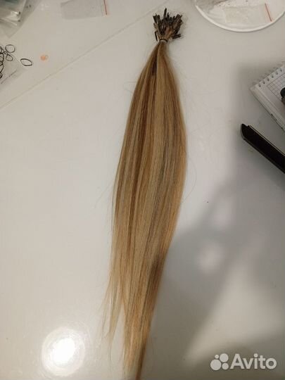 Волосы для наращивания 60 см русые