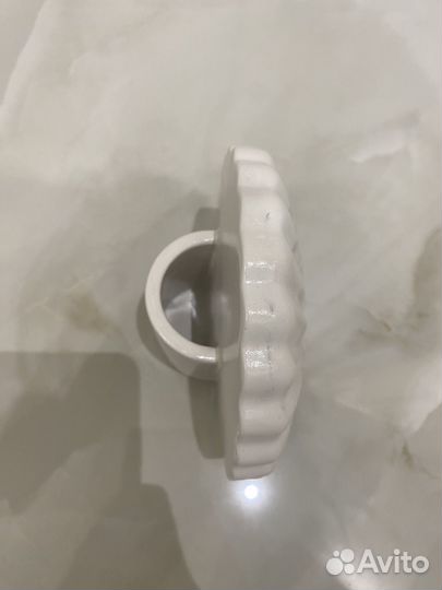 Ваза ракушка декоративная из гипса