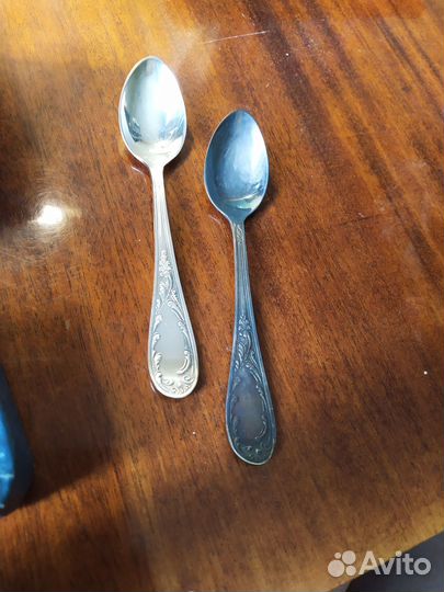 Мельхиоровые ложки мнц Кольчугино 18 шт