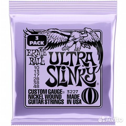 Струны для электрогитары Ernie Ball 3227 Nickel Wo