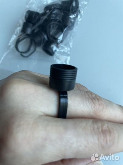 Кольцо- чернильница для тату держатель колпачков